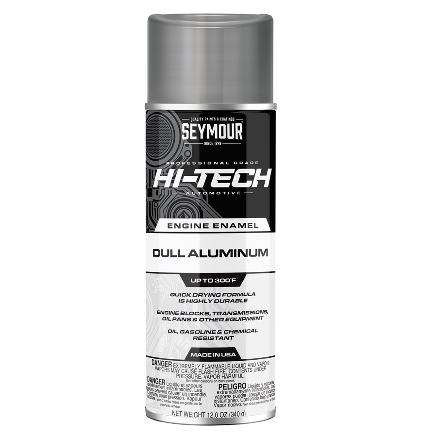 SEYMOUR® HI-TECH 300 Degree Engine Enamels - Dull Aluminum, 12 oz